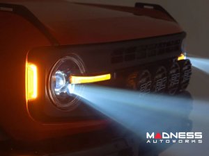 Ford Bronco LED Headlights - Halo DRL Ford Bronco LED Headlights - Halo DRL